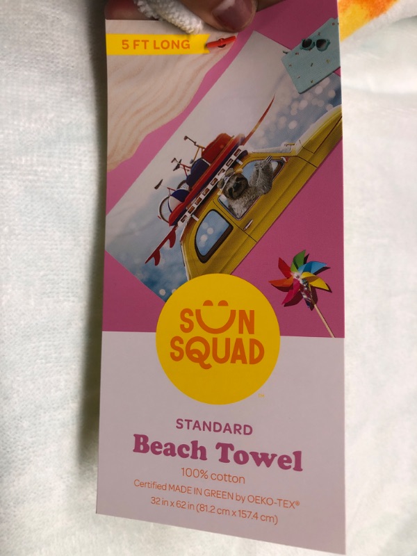 Photo 4 of 2 pack  -- Dog Photo Reel Printed Beach Towel - Sun Squad