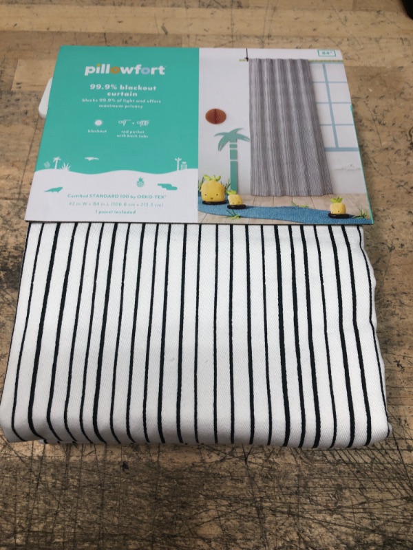 Photo 2 of 
84" Out Irregular Mini Stripe Panel - Pillowfort™
