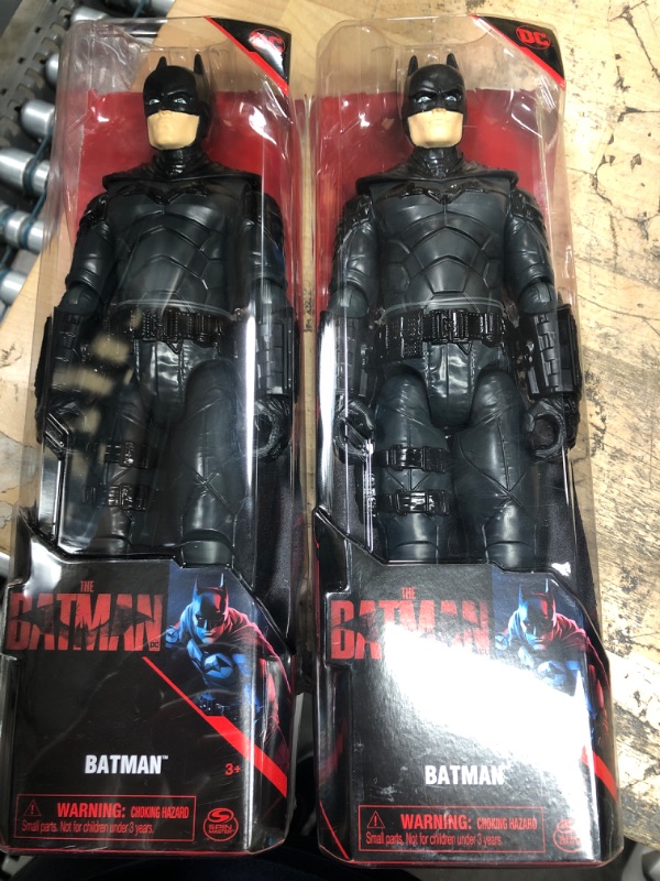 Photo 2 of 2 PACK -- Dc Comics, Batman 12-inch Action Figure, the Batman Movie Collectible Kids Toys for Boys and Girls Ages 3 and up
