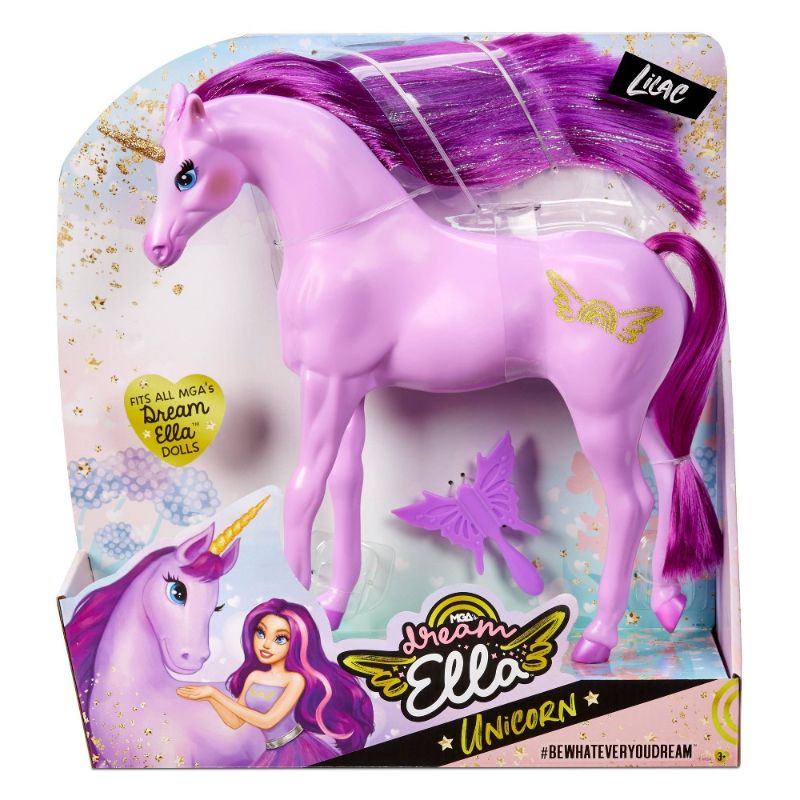 Photo 1 of 2 PACK --Mga's Dream Ella Unicorn - Lilac / Purple Unicorn for Fashion Dolls Purple
