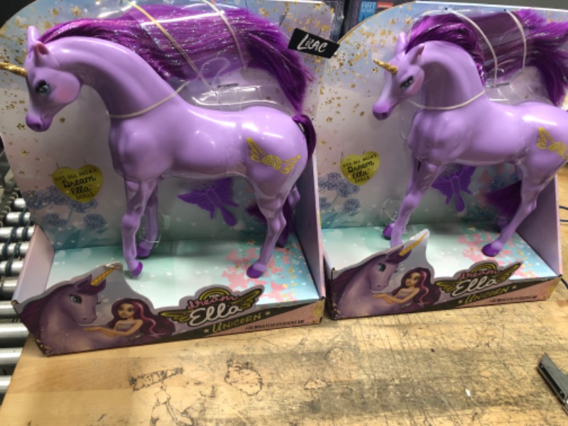 Photo 2 of 2 PACK --Mga's Dream Ella Unicorn - Lilac / Purple Unicorn for Fashion Dolls Purple
