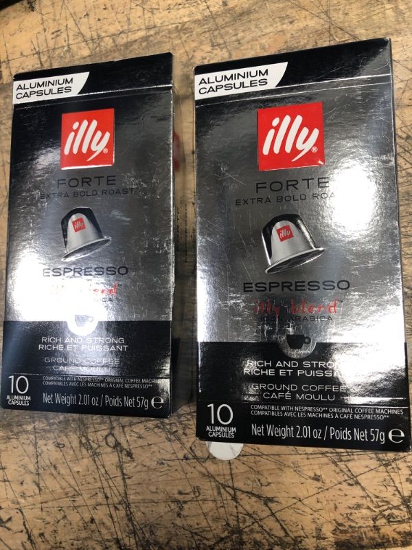 Photo 2 of 2 PACK--EXPIRATION(25/09/22)-Illy Forte Coffee Espresso Capsules 10-Count
