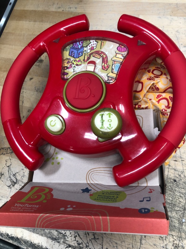 Photo 2 of B. Toys Toy Steering Wheel YouTurns - Lights & Sounds

