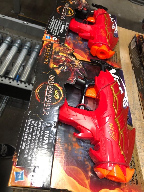 Photo 2 of 2 pack --NERF DragonPower Fireshot Dart Blaster