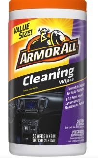 Photo 1 of 2 PACK -- Armor All 50ct Cleaning Wipes Automotive Interior Cleaner
