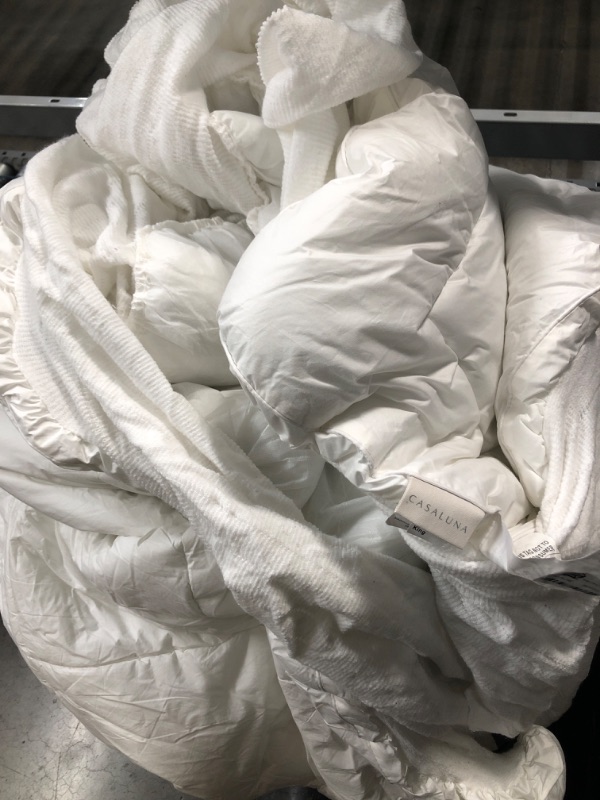 Photo 1 of *Size: King* White Ultra Loft Down Alternative Mattress Pad - Casaluna™

