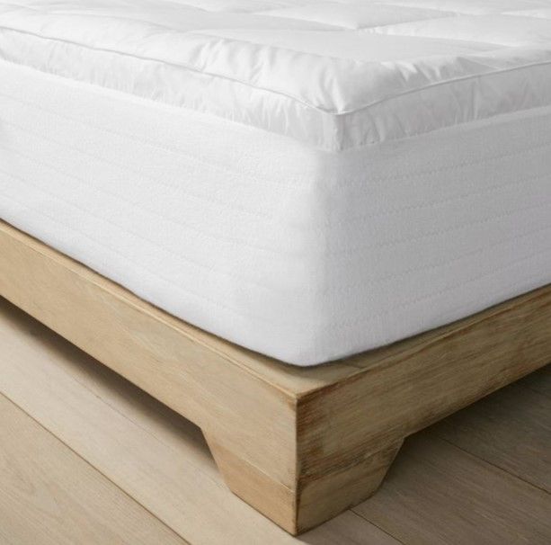 Photo 1 of *Size: King* White Ultra Loft Down Alternative Mattress Pad - Casaluna™

