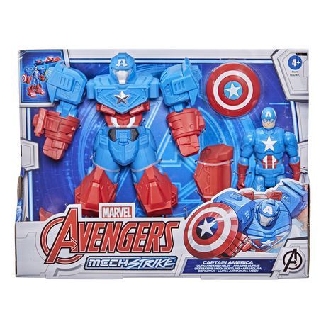 Photo 1 of Avengers Mech Strike 8-inch Ultimate Mech Suit Captain America
