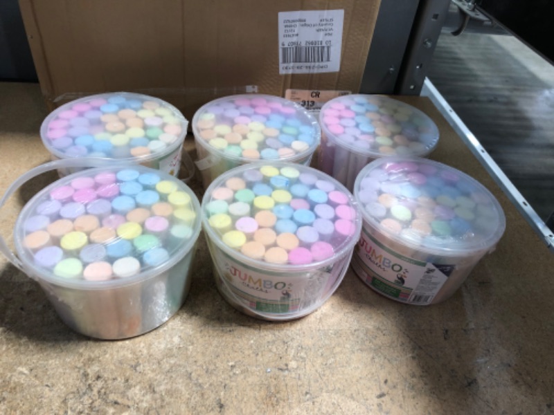 Photo 1 of Bundle of 6 
36pcs Sidewalk Chalk Set 
