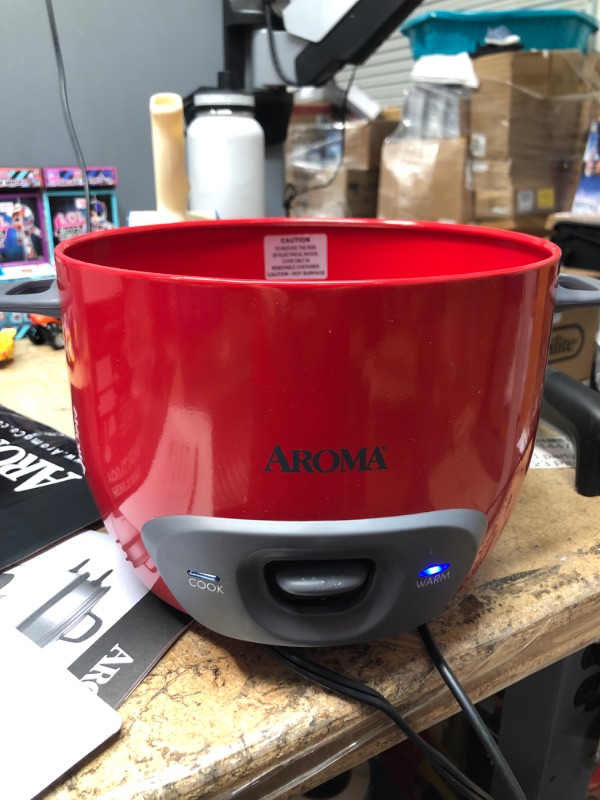 Photo 2 of Aroma 14 Cup Pot-Style Rice Cooker and Food Steamer - ARC-747-1NG
