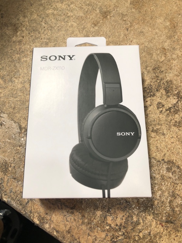 Photo 2 of Headphone Sony Over-ear Com Fio De 1,2m Mdrz-x110bzuc Preto
