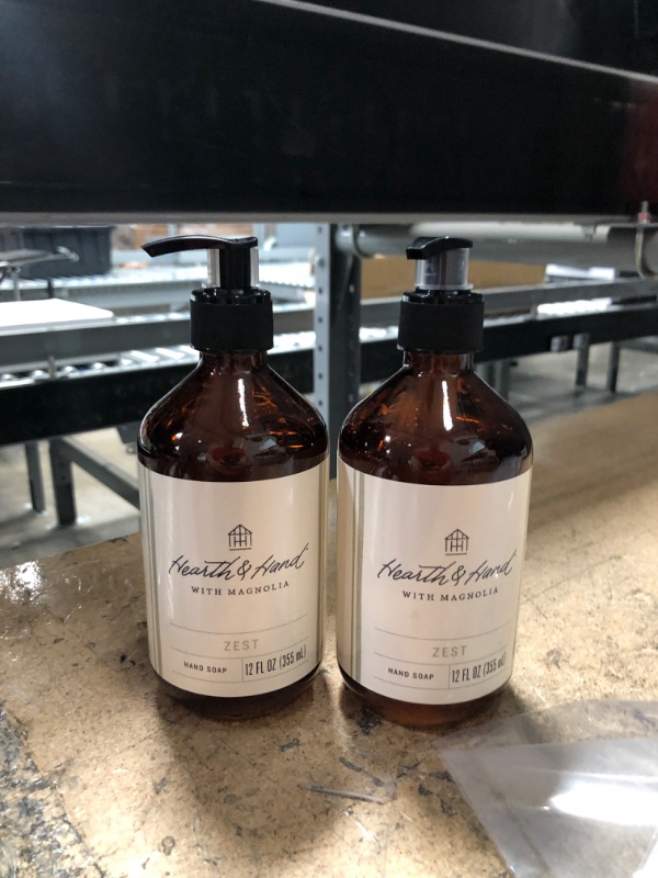 Photo 2 of 12 Fl Oz Zest Hand Wash - Hearth & Hand™ with Magnolia
2 X UNITS