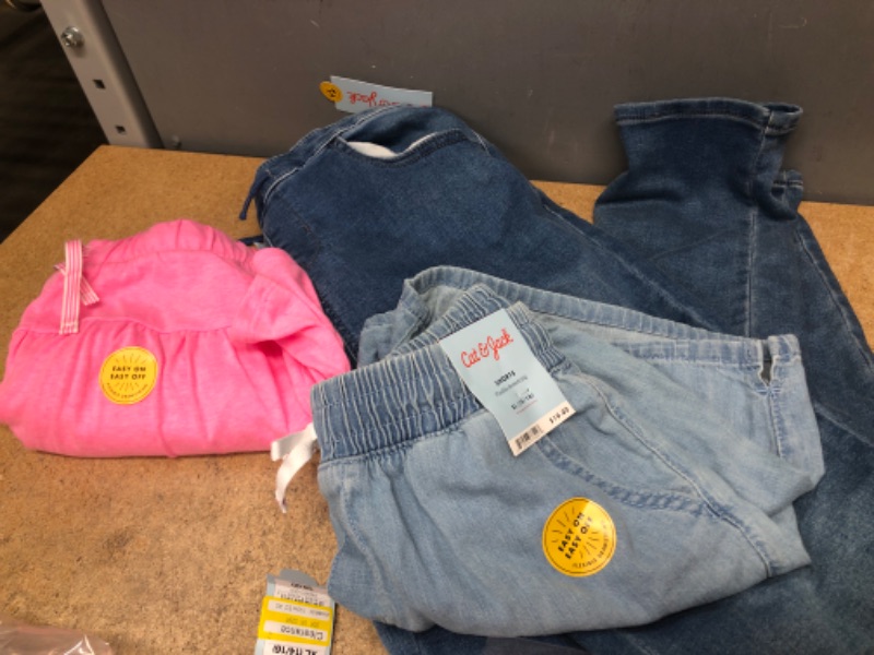 Photo 1 of 3 ITEM BUNDLE: SIZE GIRLS XL 14/16
OVERALLS, SKIRT, AND SHORTS