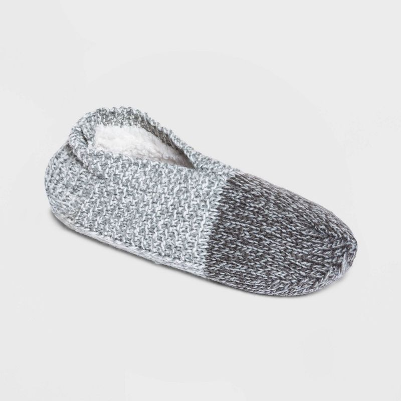 Photo 1 of 2 
1 S/M 1 M/L 
Women's Marled Sweater Knit Colorblock Slipper Socks - Stars Above™