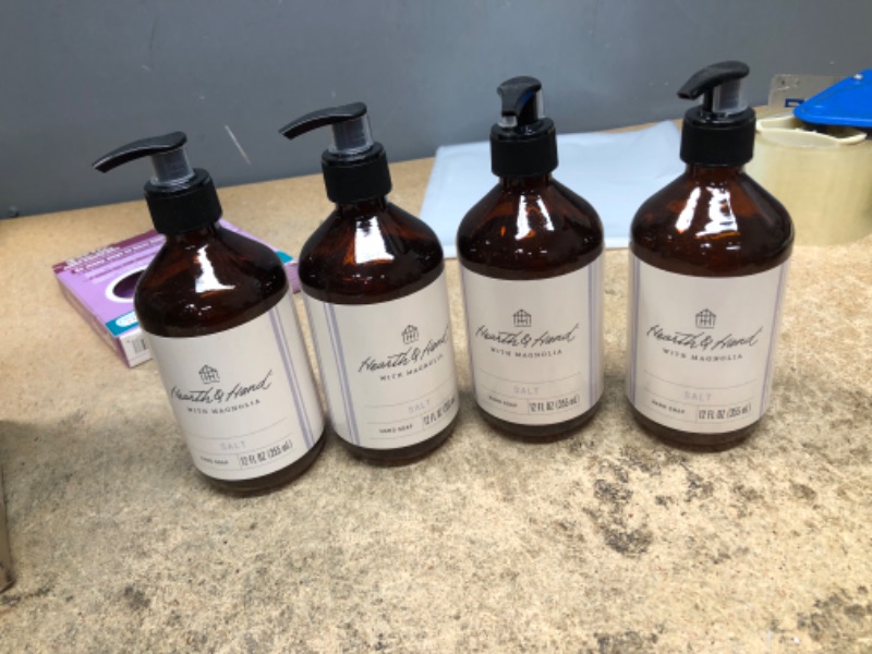 Photo 3 of 12 fl oz Salt Hand Wash - Hearth & Hand™ with Magnolia
4 pack 