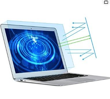 Photo 1 of 2PCs 14 Inch Anti Blue Light & Anti Glare Filter Laptop Screen Protector, Eye Protection Blue Light Blocking, Anti Fingerprint, Anti Scratch Screen Protector for All 14" with 16:9 Aspect Ratio Laptops