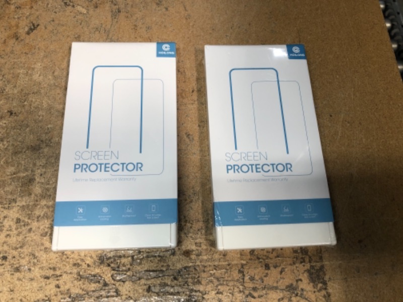 Photo 3 of 2 PACK** HoiLong Privacy Screen Protector for iPhone 13 Pro 6.1-inch with Camera Lens Protector 