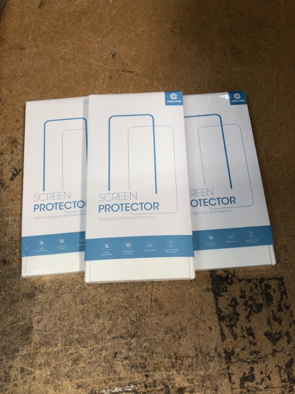 Photo 3 of 3 PACK*** HoiLong Privacy Screen Protector for iPhone 13 Pro 6.1-inch with Camera Lens Protector 