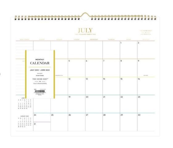 Photo 1 of 2022-23 Academic Wall Calendar 15"x12" Off Grid - The Home Edit for Day Designer
2 pack 

