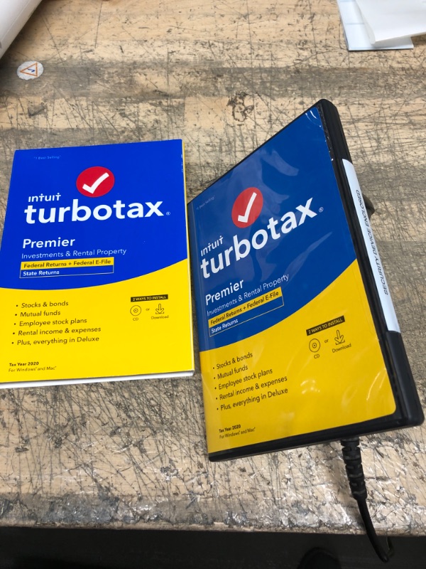 Photo 2 of TurboTax Desktop Premier 2020