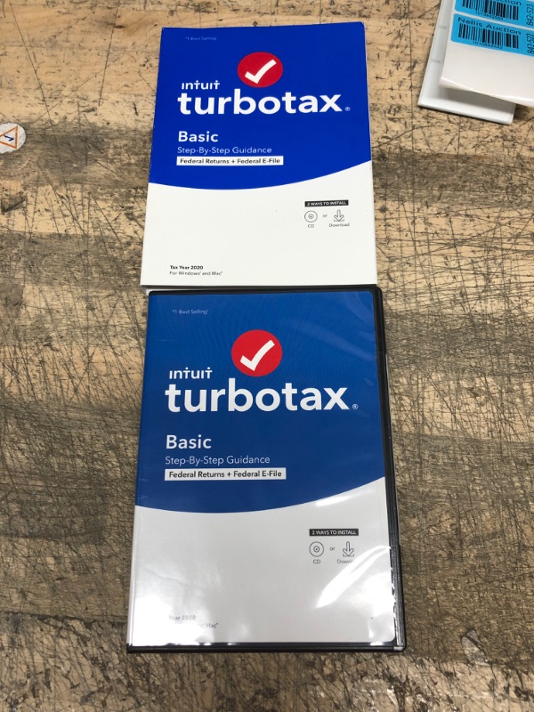 Photo 2 of TurboTax Desktop Basic 2020 Federal Only Efile