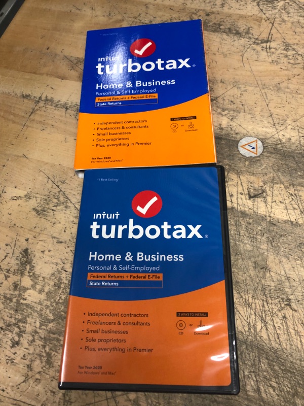 Photo 3 of TurboTax Home & Business 2020 Desktop Tax Software, Federal and State Returns + Federal E-file (State E-file Additional) [PC Windows/Mac Disc]