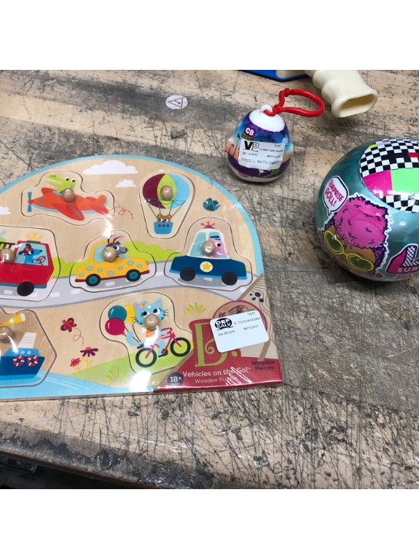 Photo 1 of BUNDLE OF 3 TOY ITEMS-  LOL Surprise Dance Dance Dance Dolls with 8 Surprises, 
Cutie Beans Clip on, VEHICLES ON THE GO WOOD PUZZLE 
