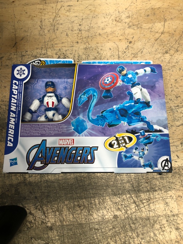Photo 2 of Avengers Bend and Flex Mission Ice Mission Captain America Action Figure
