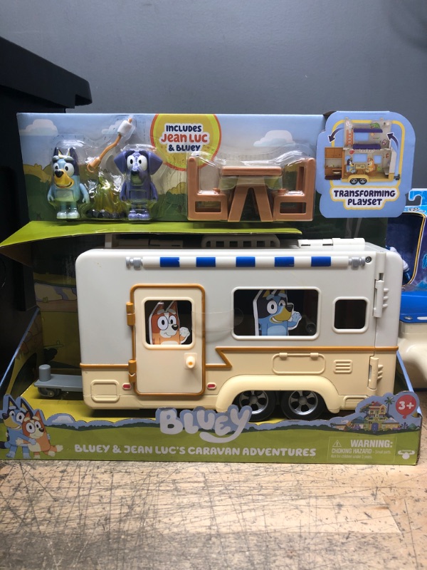 Photo 2 of Bluey & Jean Luc's Caravan Adventures Playset