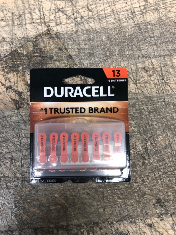 Photo 2 of Duracell Size 13 Hearing Aid Batteries - 16 Pack - Easy-Fit Tab

