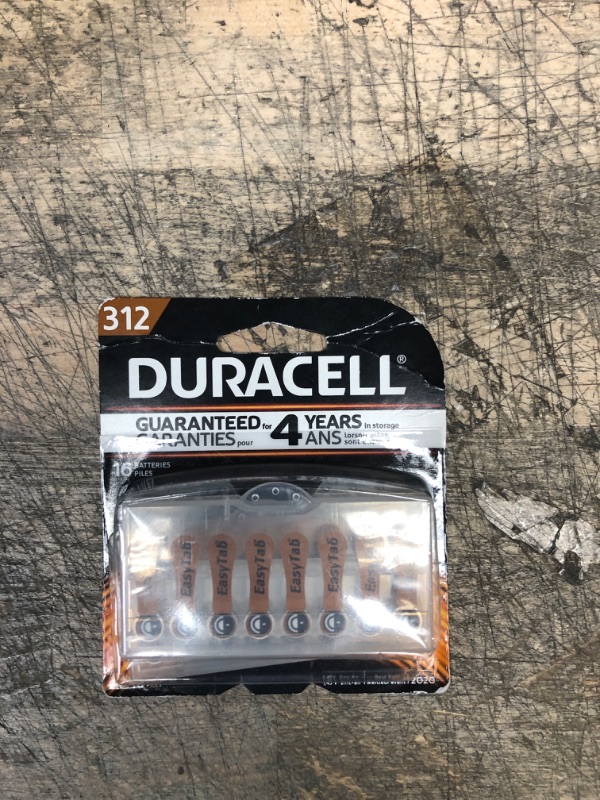 Photo 2 of Duracell Size 312 Hearing Aid Batteries - 16 Pack - Easy-Fit Tab

