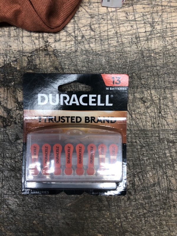 Photo 2 of Duracell Size 13 Hearing Aid Batteries - 16 Pack - Easy-Fit Tab

