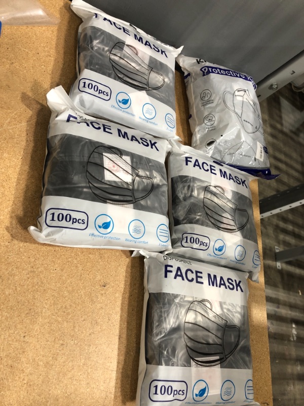 Photo 1 of  5 PACK ASSORTED FACE MASK 