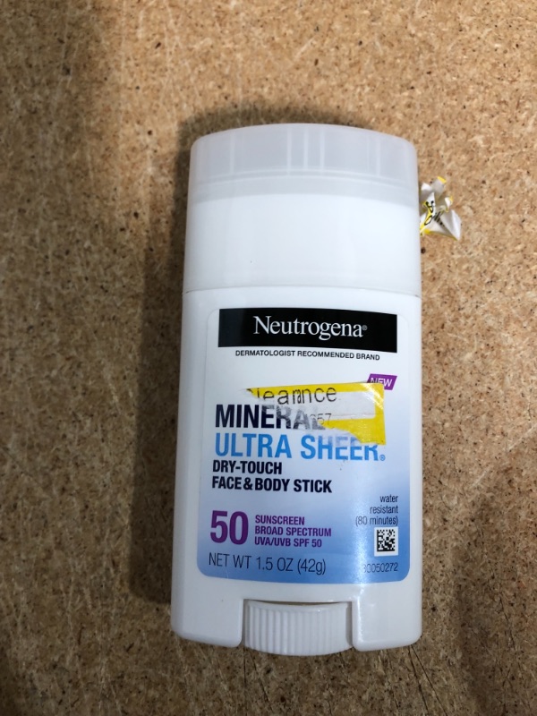 Photo 3 of 2 item bundle 
Neutrogena Mineral Ultra Sheer Face and Body Sunscreen Stick - SPF 50 - 1.5oz
L'Oreal Paris Age Perfect Satin Glide Eyeliner with Mineral Pigments - 0.012oz



