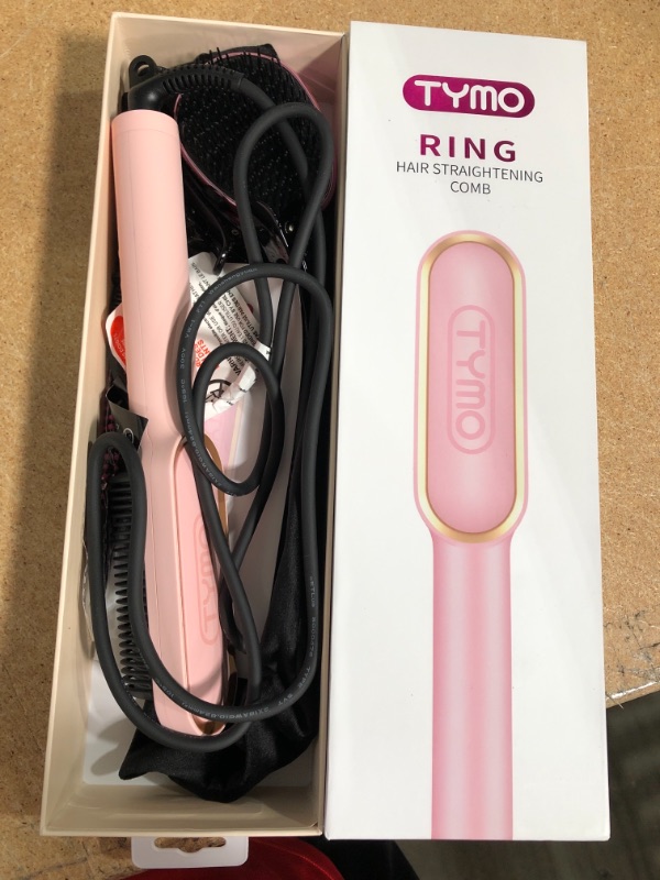 Photo 2 of **PARTS ONLY**
TYMO Ring Hair Straightening Brush - HC 100R - Pink