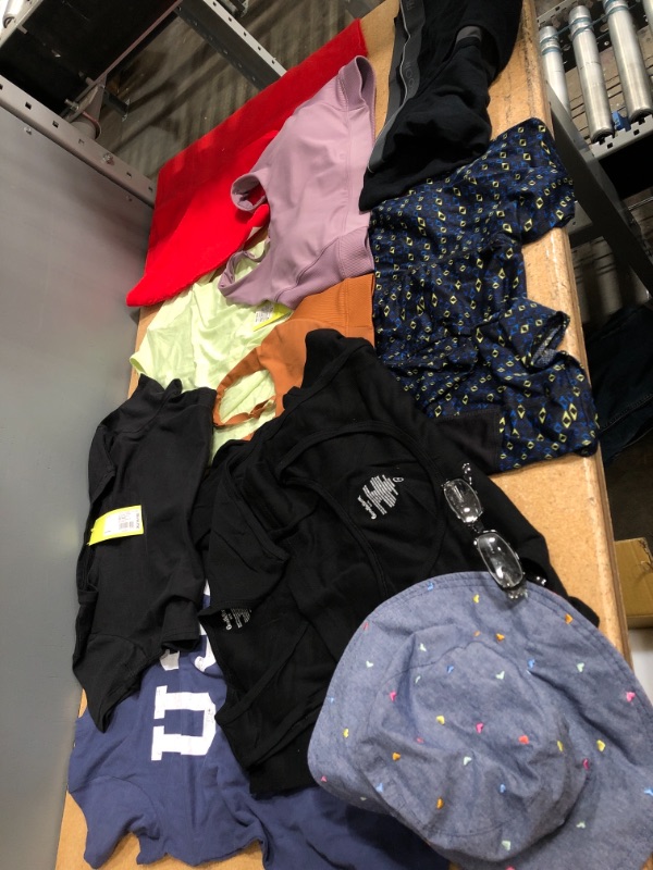 Photo 1 of assorted clothes bundle- assorted sizes- 13 items 