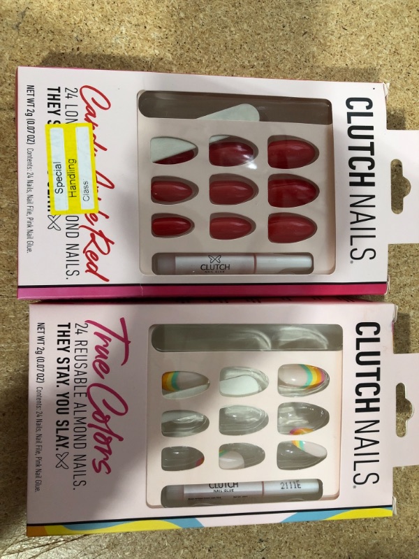 Photo 2 of 2- Clutch Nails - Candy Apple Red - 24ct

