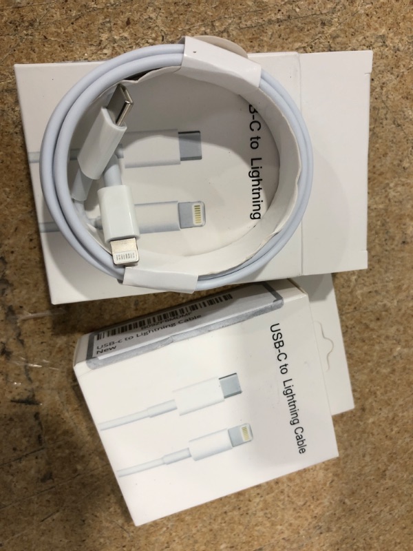 Photo 1 of 2 Pack USB C Harger to light cable 