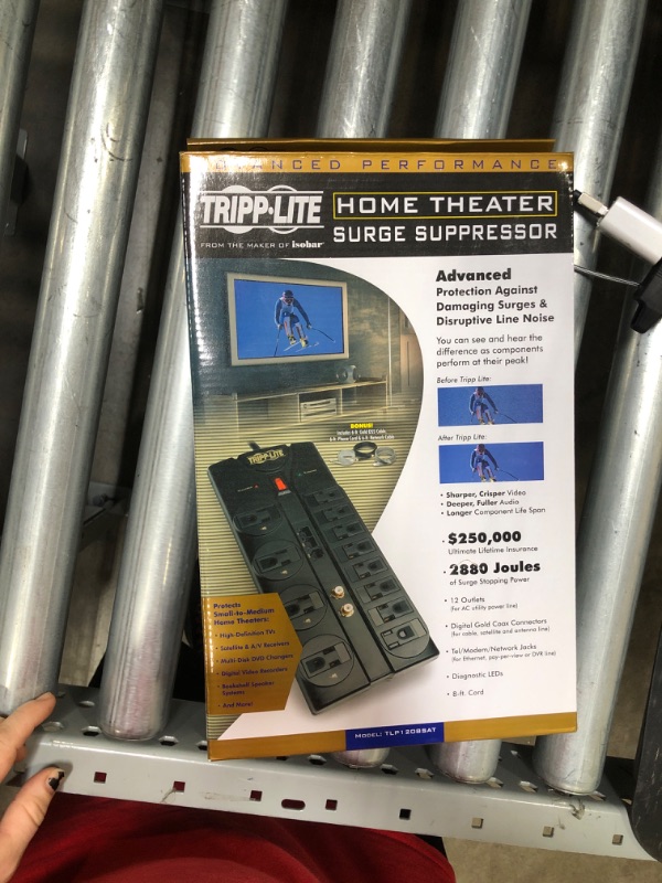 Photo 1 of Tripp Lite TLP1208SAT 12-Outlet Surge Protector