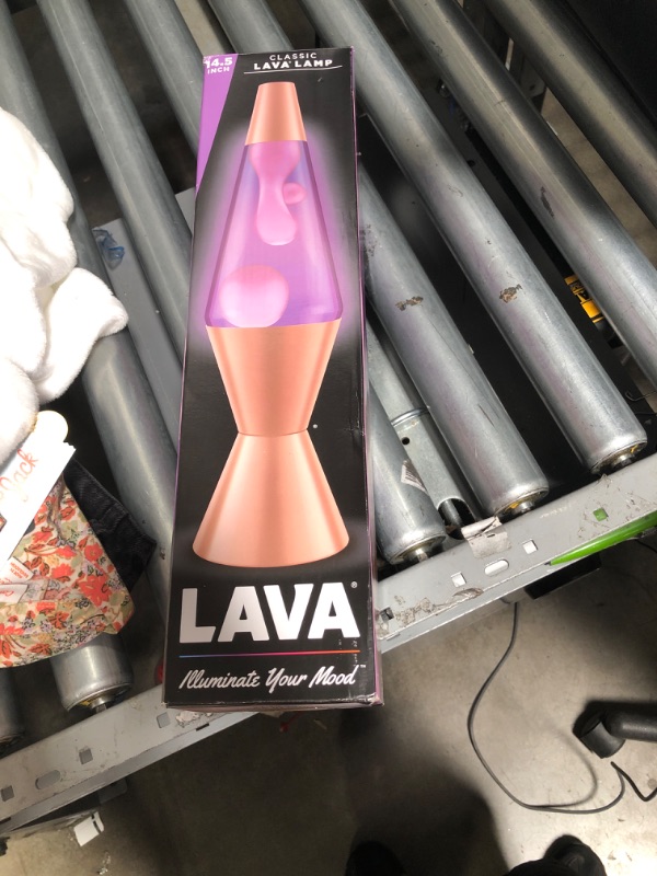 Photo 2 of 14.5 Lava Lamp Rose Gold - LAVA