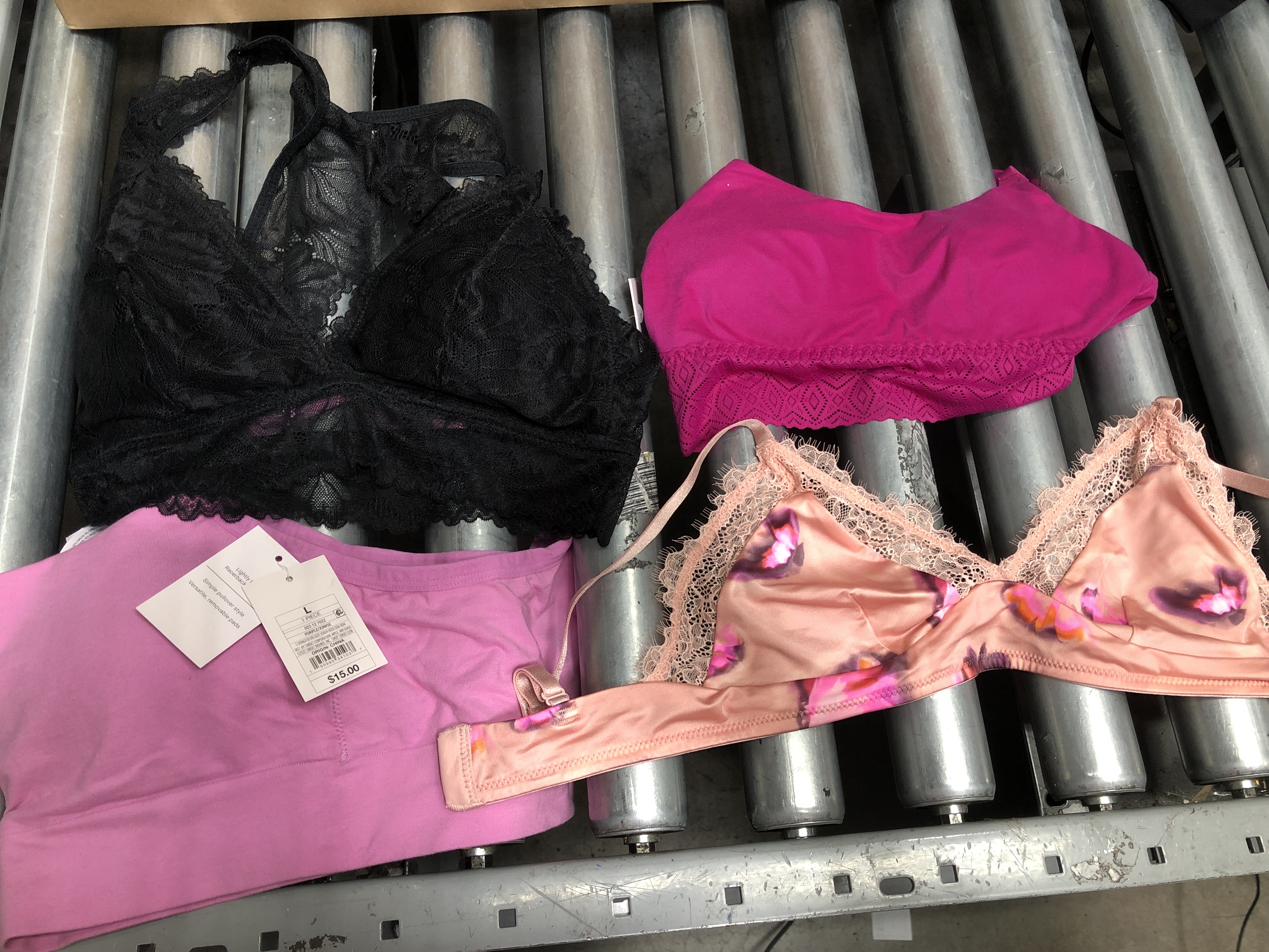 Photo 1 of 4 PACK BRA BUNDLE
SIZE XS, M  AND L