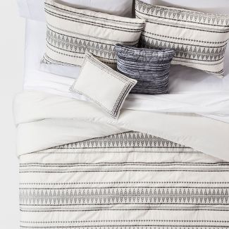 Photo 1 of 5pc Tatiana Global Woven Stripe Cotton Comforter Set Cream - Threshold™
SIZE QUEEN
