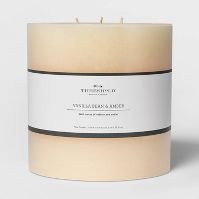 Photo 1 of **Size: 6" x 6"** Pillar Vanilla Bean and Amber Candle - Threshold™