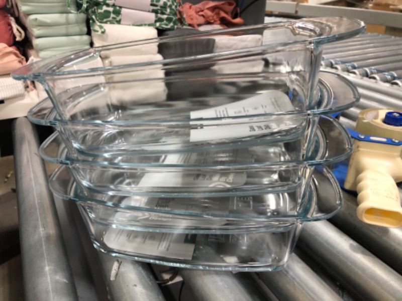 Photo 2 of 1.5qt Glass Loaf Dish - Made by Design™ - 4 pack
