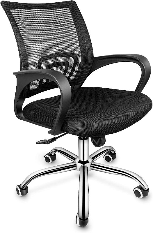 Photo 1 of Simple Deluxe Task Office Chair, Black
