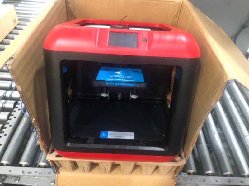 Photo 2 of Flashforge 3D Printer Finder 3 Glass Heating Bed with Removable PEI Surface and Magnetic Platform, Fully Assembled, Large FDM 3D Printers with 7.5" x 7.7" x 7.9" Printing Size
