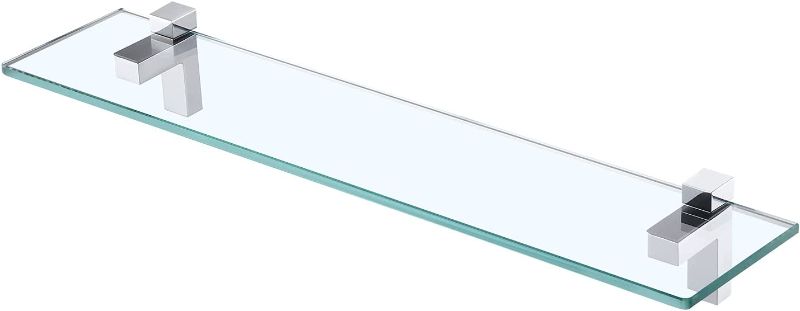 Photo 1 of *NOT exact stock photo, use for reference* 
Bathroom Shelf 28 Inch Glass Shelf Wall Mounted Tempered Glass Shelf