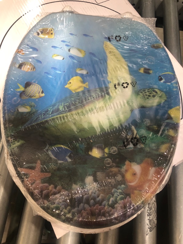 Photo 2 of *NOT exact stock photo, use for reference* 
Ocean Series Elongated Toilet Seat