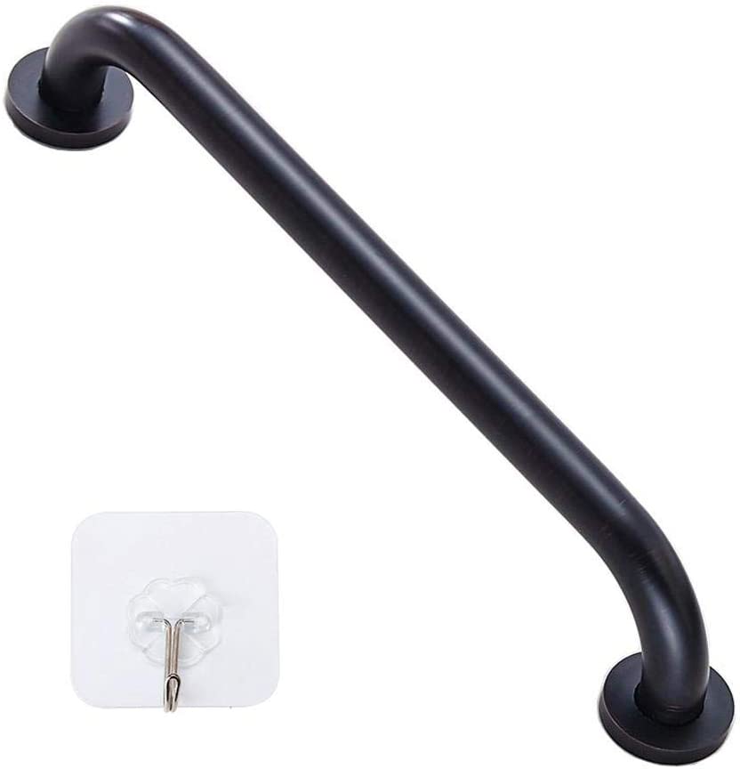 Photo 1 of 42 Inch Stainless Steel Shower Grab Bar,ZUEXT Oil Rubbed Black Shower Handle,Bathroom Balance Bar,Safety Hand Rail Support Bar for Handicap Elderly Injury,Senior Assist Bar,Wall Concealed Mount Handle
