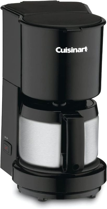 Photo 1 of Cuisinart 4 Cup w/Stainless-Steel Carafe Coffeemaker, Black
